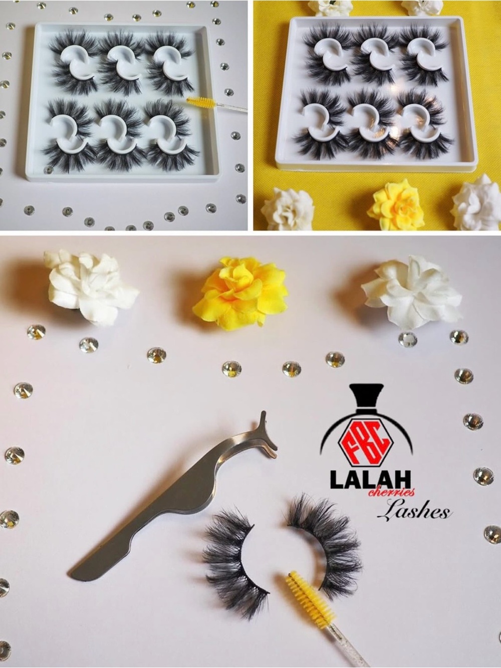 Kids Black Faux Mink Lashes - 6 Pairs